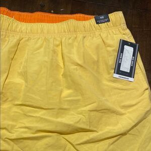 NWT Roundtree & Yorke Yellow Swim Shorts Big Man 4XB yellow